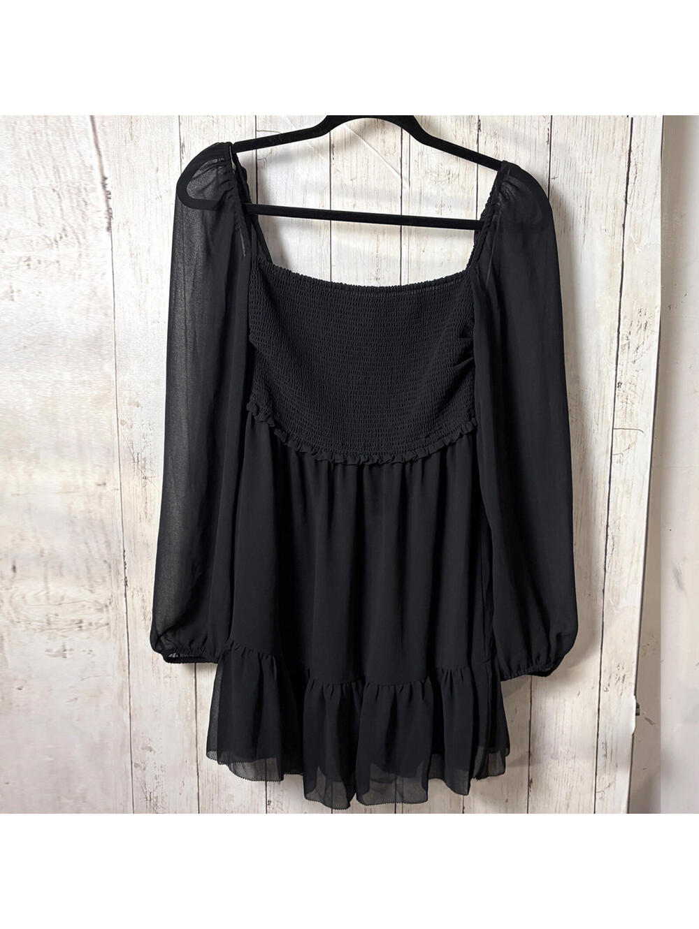 Wilfred Aritzia Babydoll Dress Black S Like New